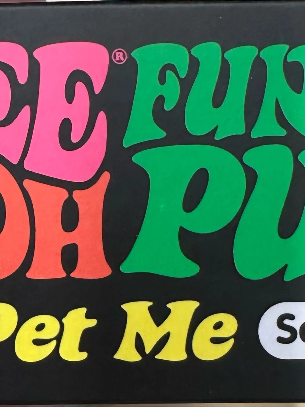 Schylling NeeDoh Funky Pup Purple Squeeze Toy
